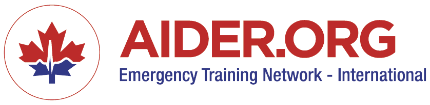 Logo de Aider Internacional. Emergency Training Network International